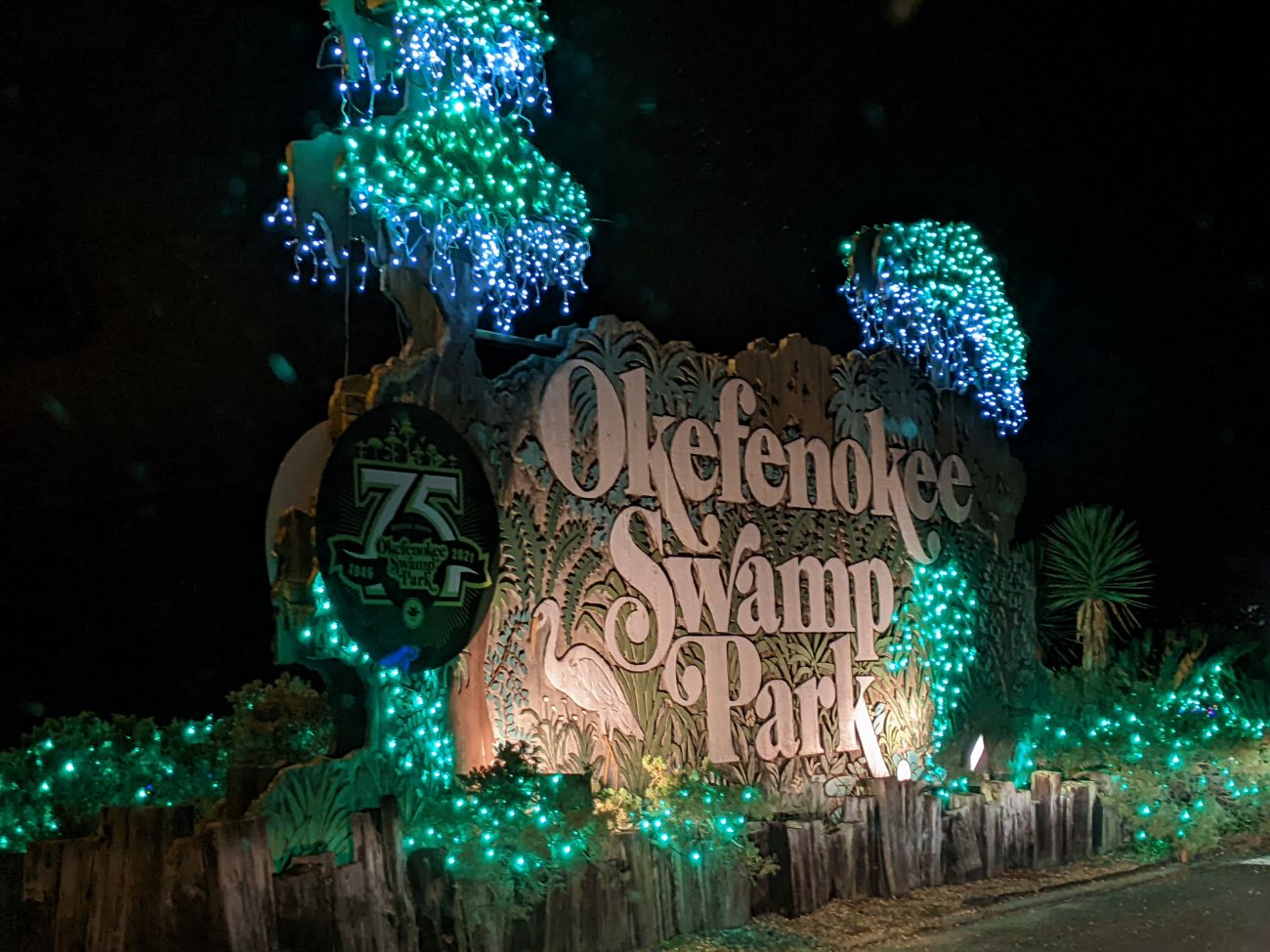 Okefenokee Swamp Park Christmas Lights Roadtrips & Rollercoasters